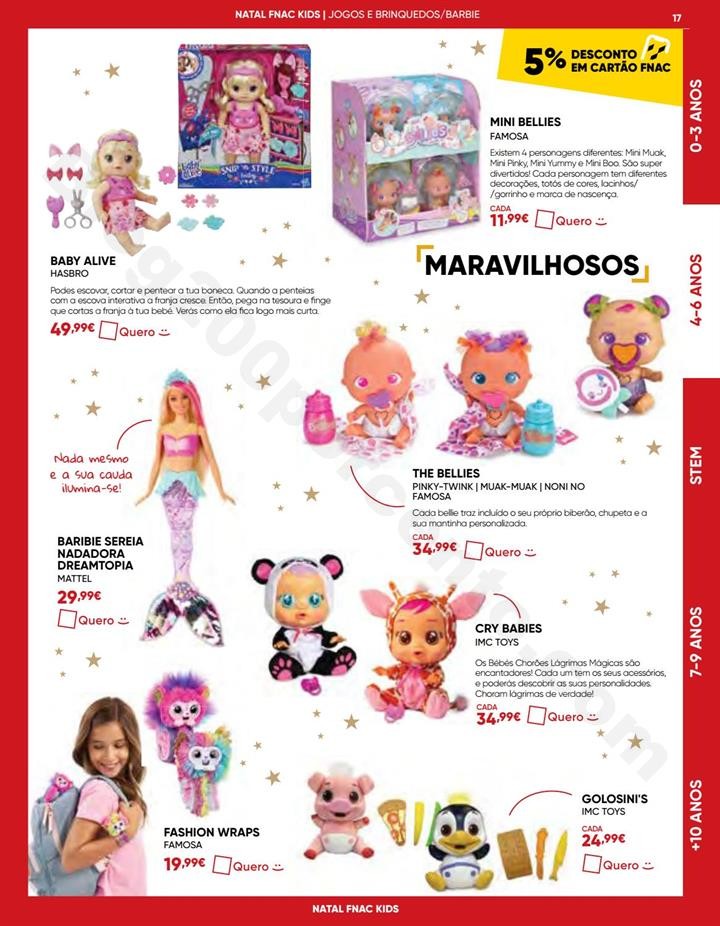 Antevisão Folheto Natal FNAC Kids promoções at