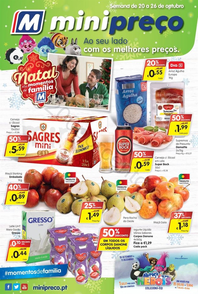Antevisão folheto MINIPREÇO Promoções de 20 a 
