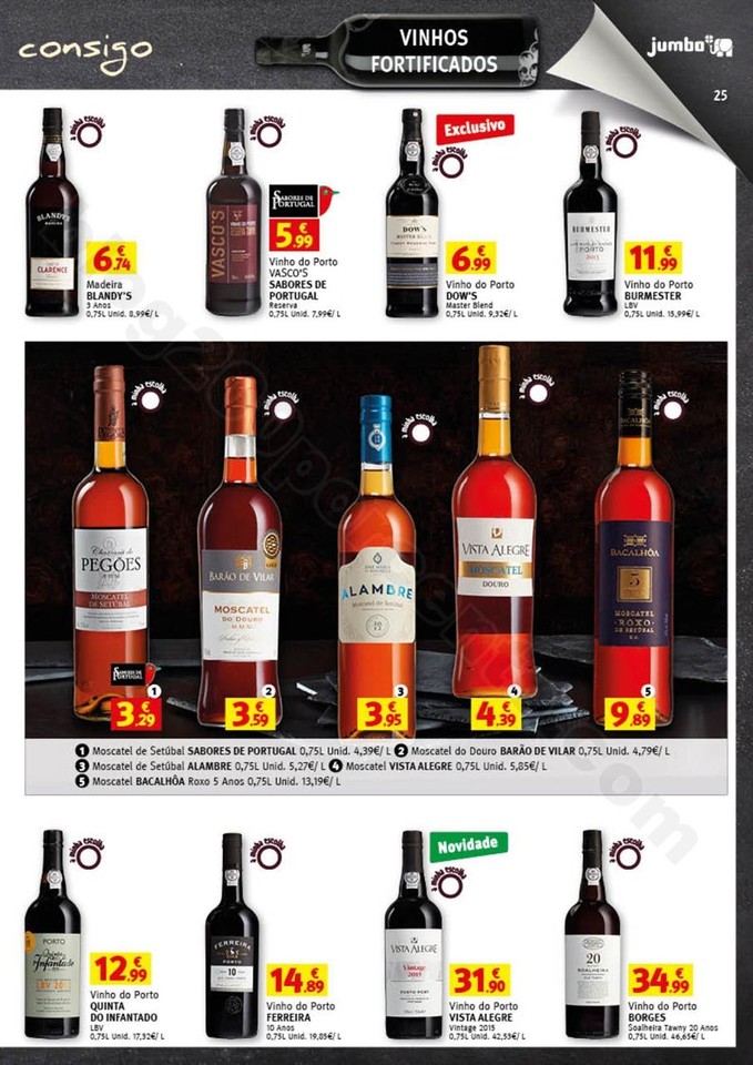 Antevisão Folheto JUMBO Vinhos promoções de 5 a