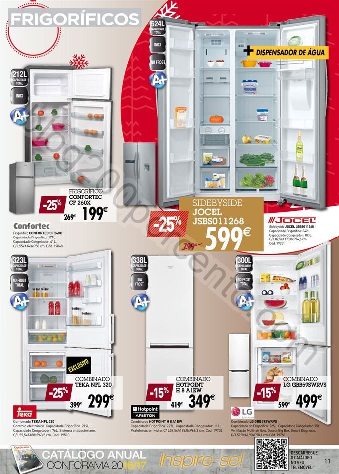 Novo Folheto CONFORAMA Promoções de 15 a 31 deze