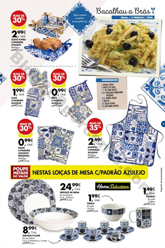 Antevisão folheto PINGO DOCE Bazar promoções de