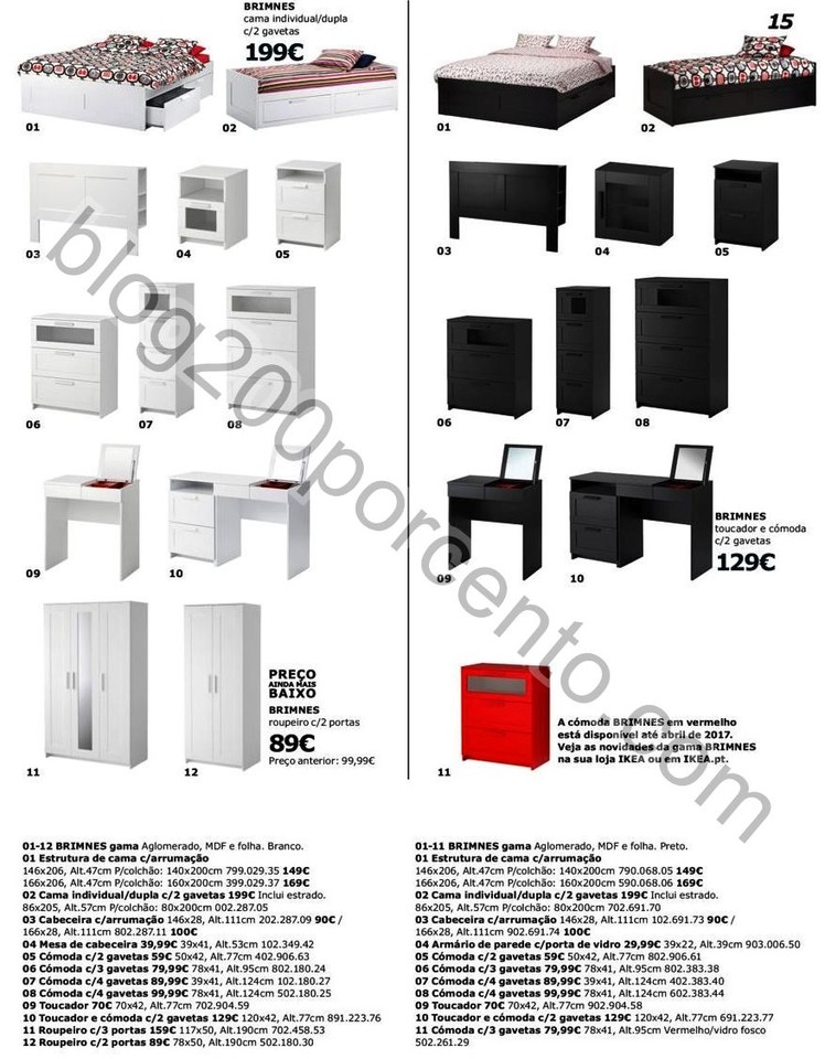 Novo Catálogo IKEA Quartos promoções até 31 ju