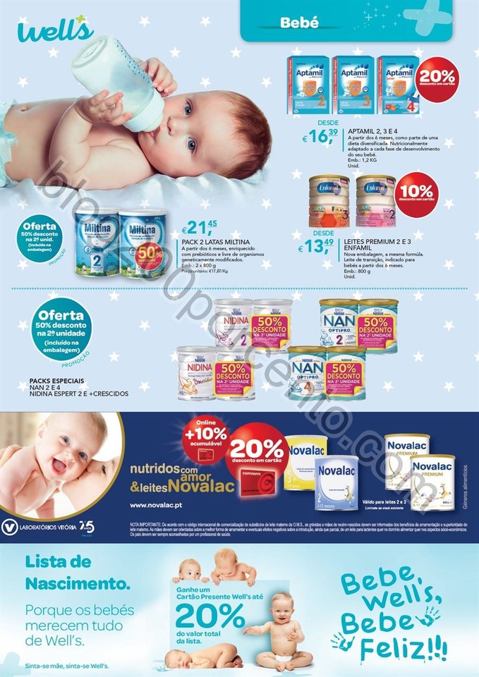 Antevisão Folheto WELLS promoções outono de 20 