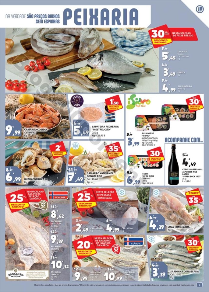 Antevisão Folheto E-LECLERC Promoções de 14 a 2