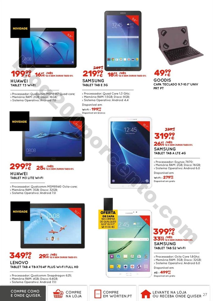 Antevisão Folheto WORTEN Regresso às aulas de 31