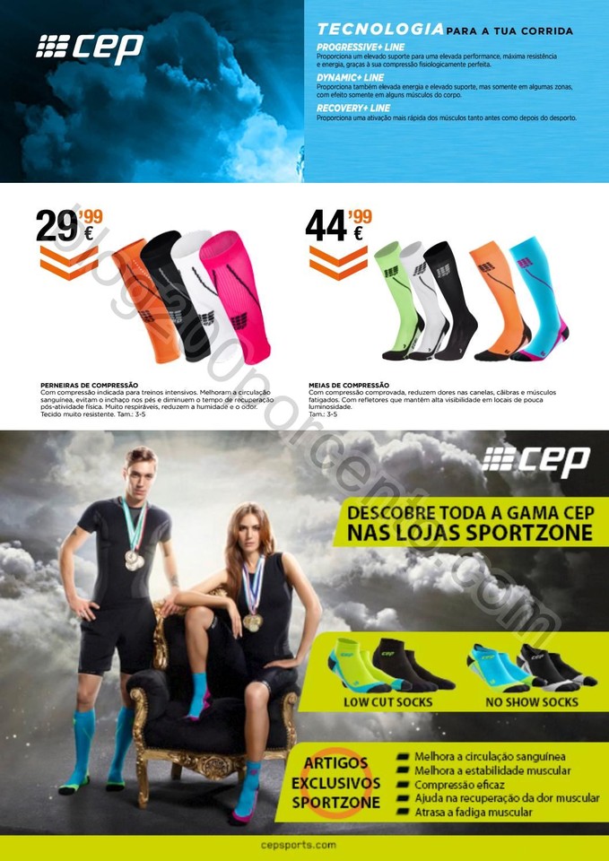 Novo Folheto SPORT ZONE Running de 14 setembro a 1