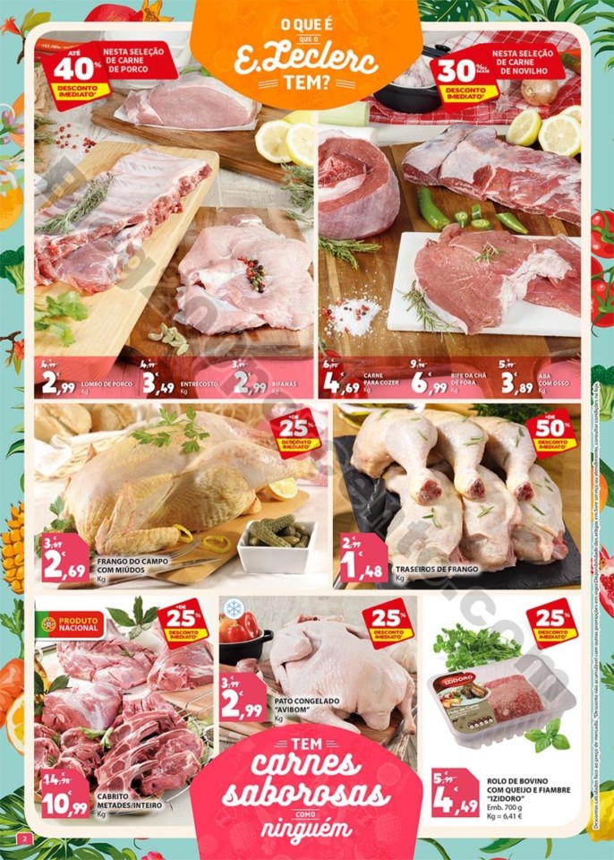 Antevisão Folheto E-LECLERC Promoções de 16 a 2