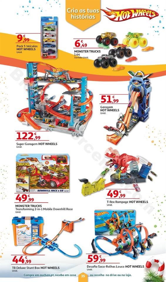 Folheto Brinquedos Natal AUCHAN Promoções de 8 n