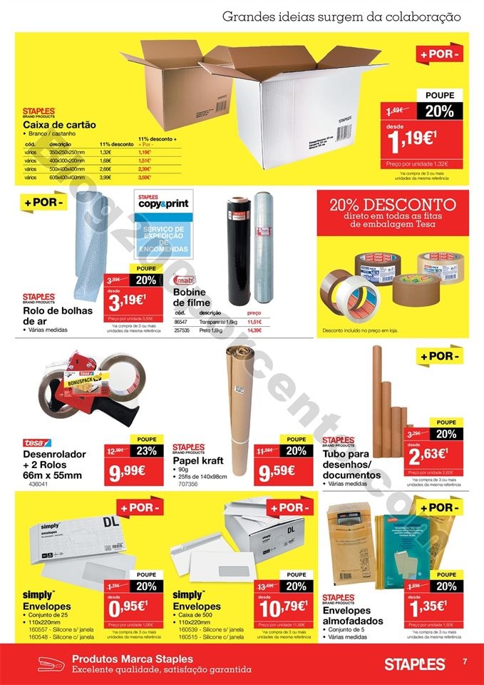 Antevisão Folheto STAPLES Promoções de 30 a 14 