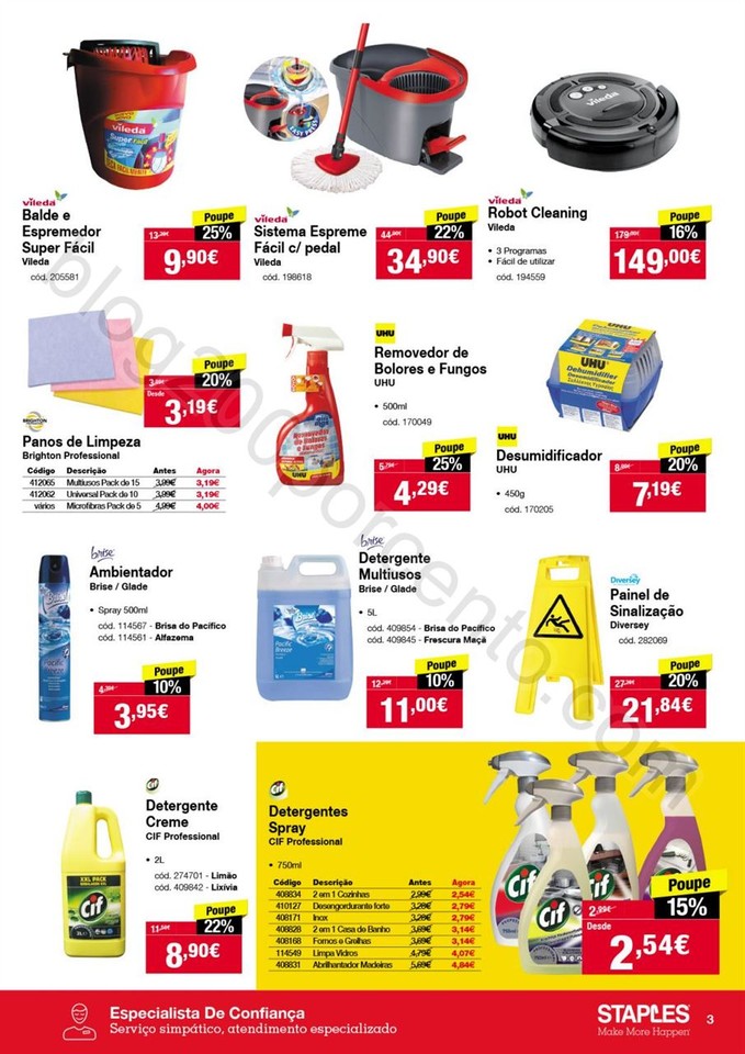 Antevisão folheto STAPLES Promoções de 20 outub