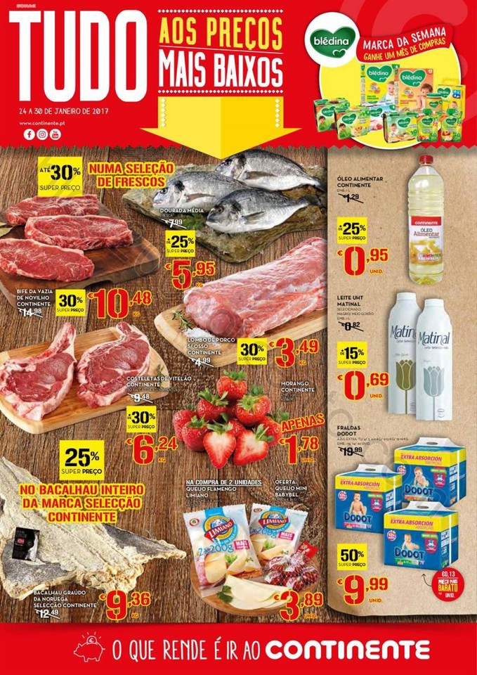 Antevisão Folheto CONTINENTE Promoções de 24 a 