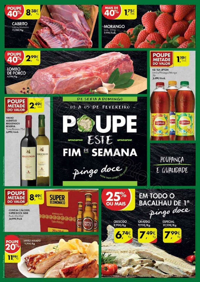 Antevisão Folheto PINGO DOCE Fim de semana de 3 a