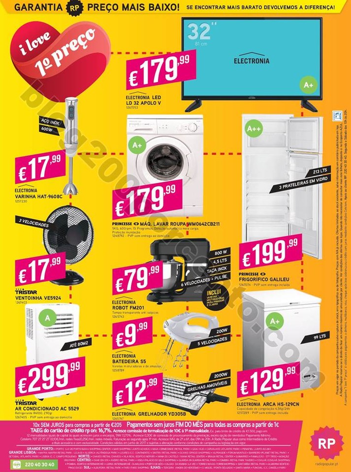 Antevisão Folheto RADIO POPULAR Promoções de 4 