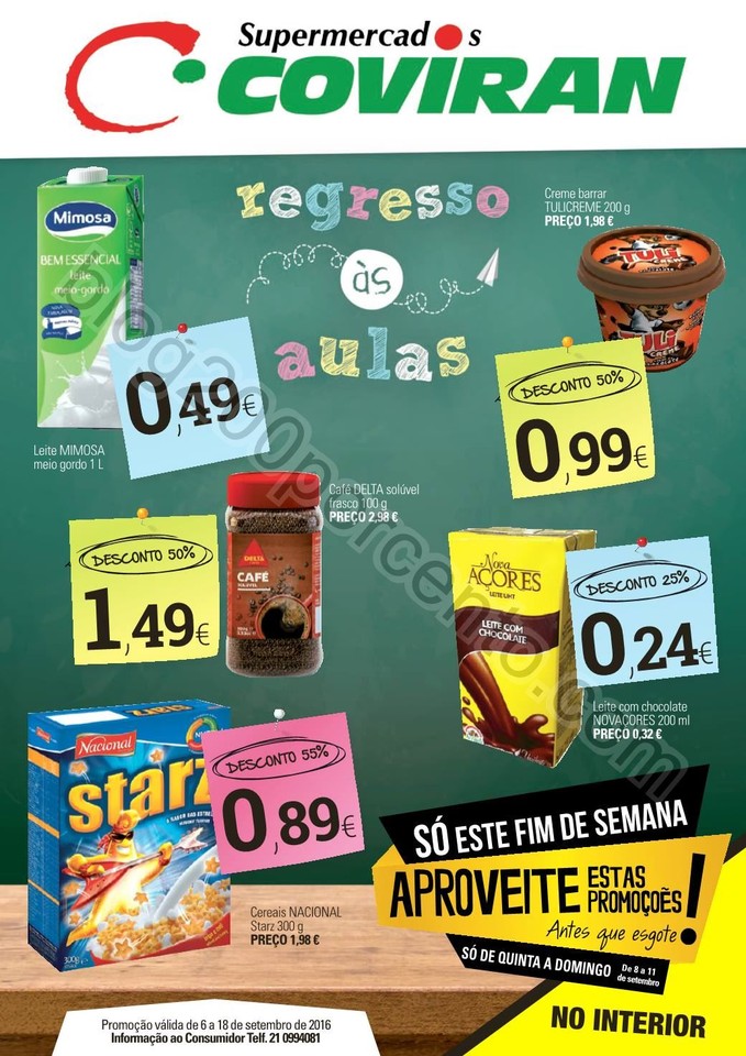 Antevisão Folheto COVIRAN Promoções de 6 a 18 s