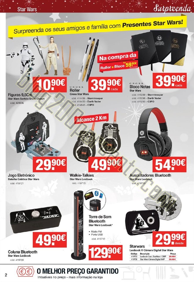 Antevisão Folheto STAPLES Natal promoções de 26