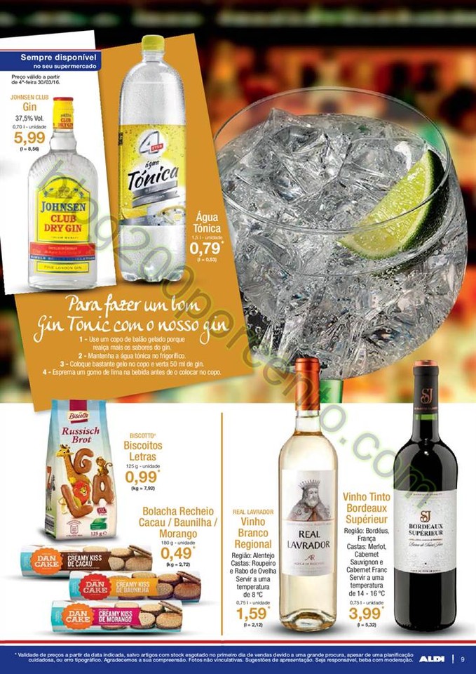 Antevisão Folheto ALDI promoções a partir de 30