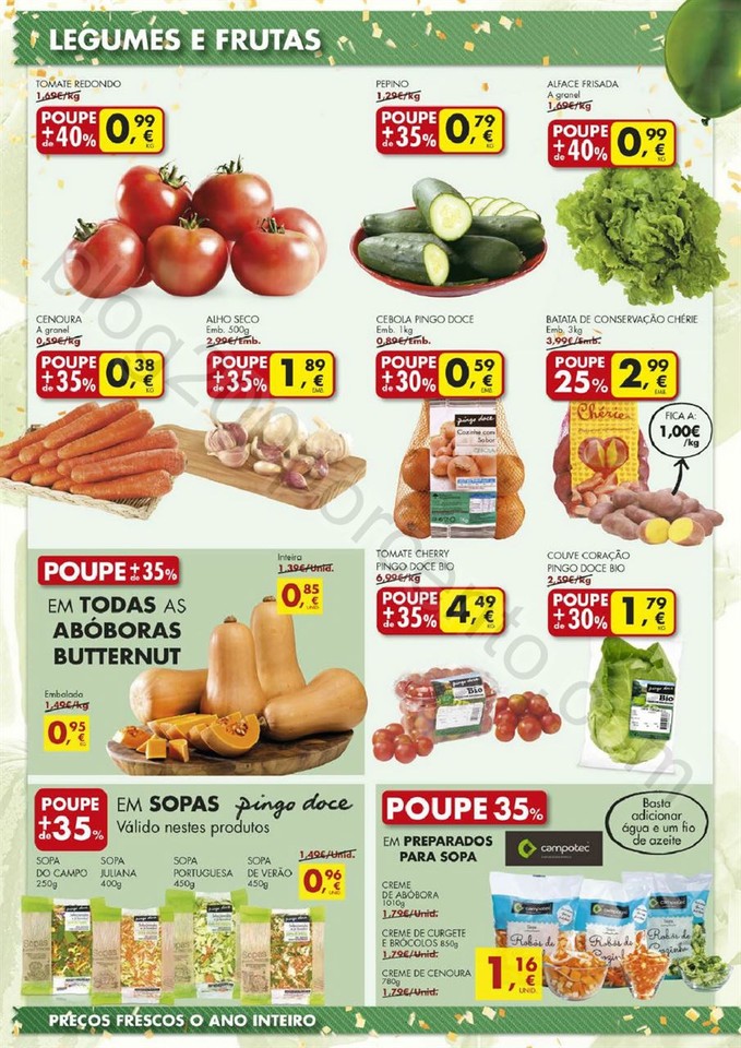 Antevisão Folheto PINGO DOCE Fim de semana - 14 a