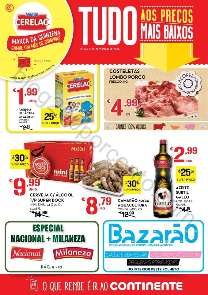 Antevisão Folheto CONTINENTE Açores promoções 