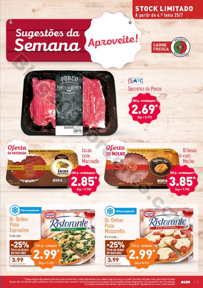 Antevisão Folheto ALDI Promoções a partir de 25