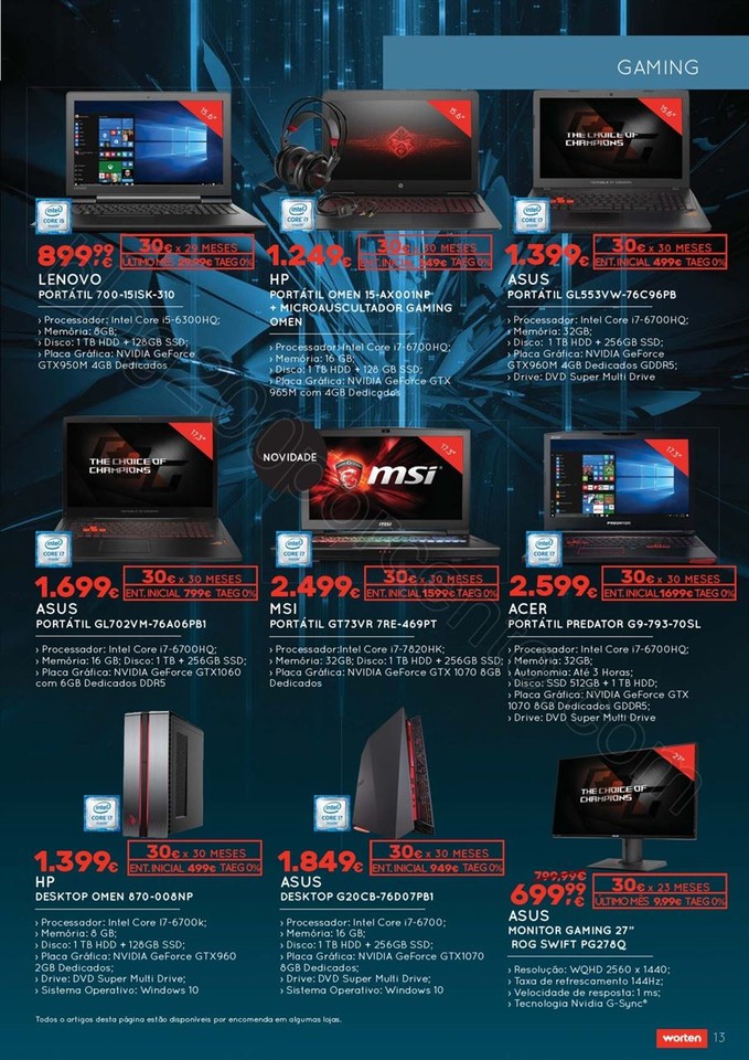 Antevisão Folheto WORTEN Especial Tecnologia de 2