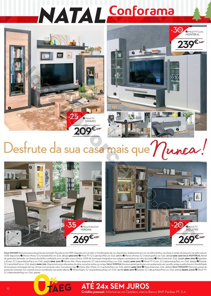 Antevisão Folheto CONFORAMA Natal promoções at