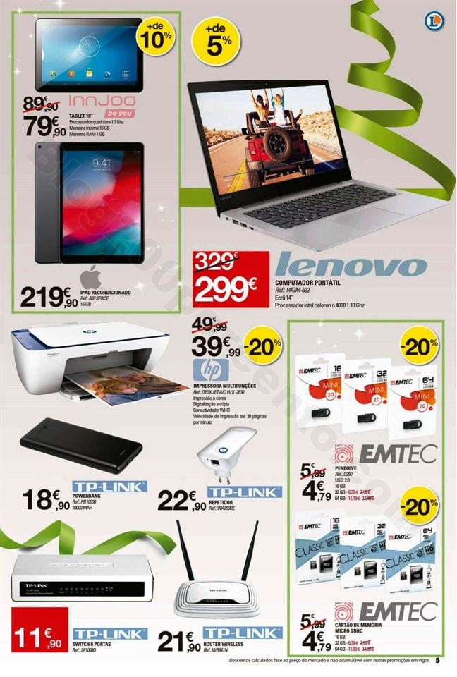 antevisão Folheto E-LECLERC Presentes Natal Promo