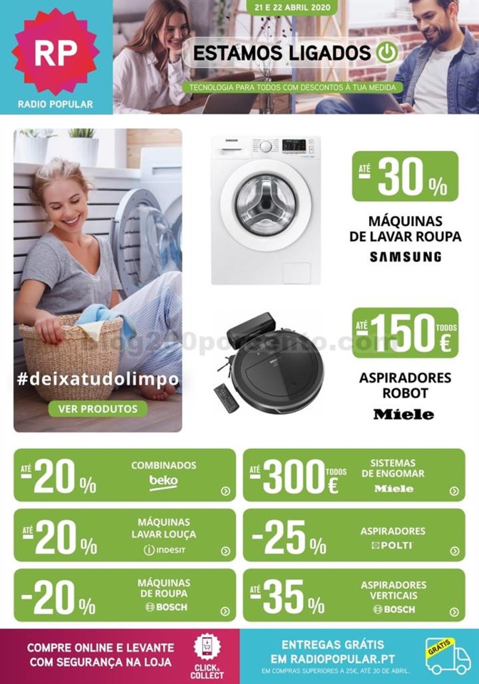 Antevisão Folheto RADIO POPULAR Promoções de 21