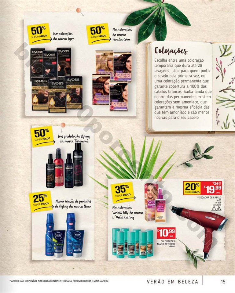 Antevisão Folheto CONTINENTE Extra verão promoç