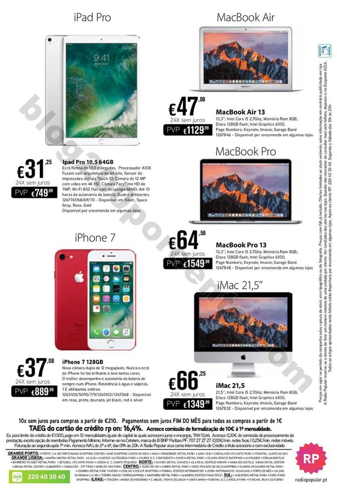 Novo Folheto RADIO POPULAR Regresso às Aulas prom