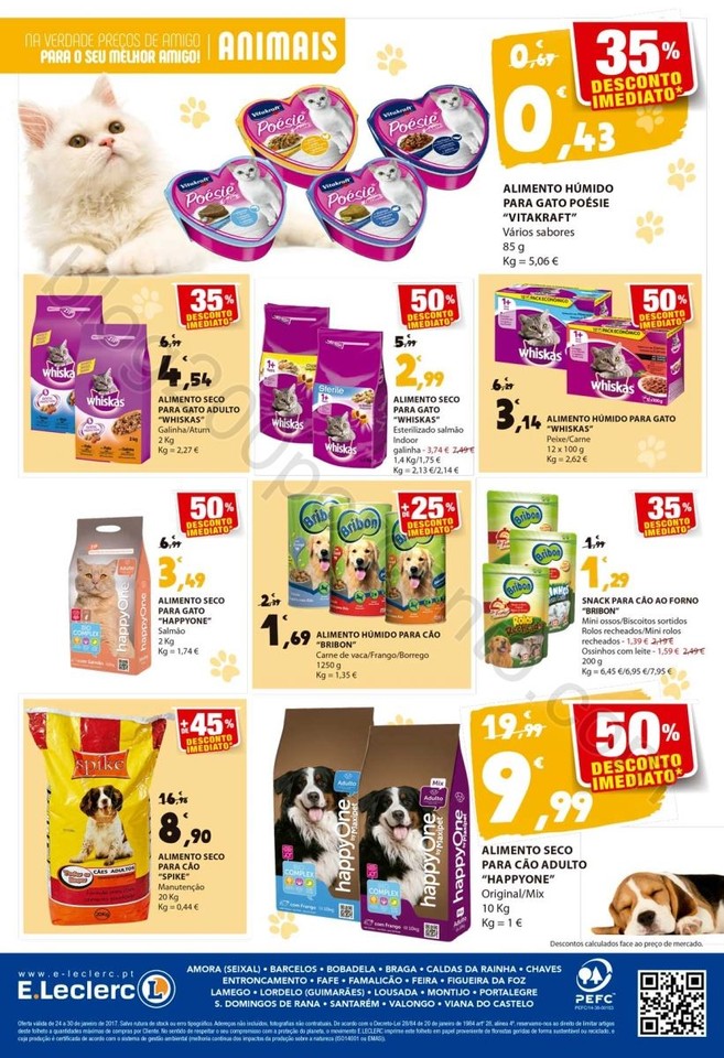 Antevisão Folheto E-LECLERC Promoções de 24 a 3