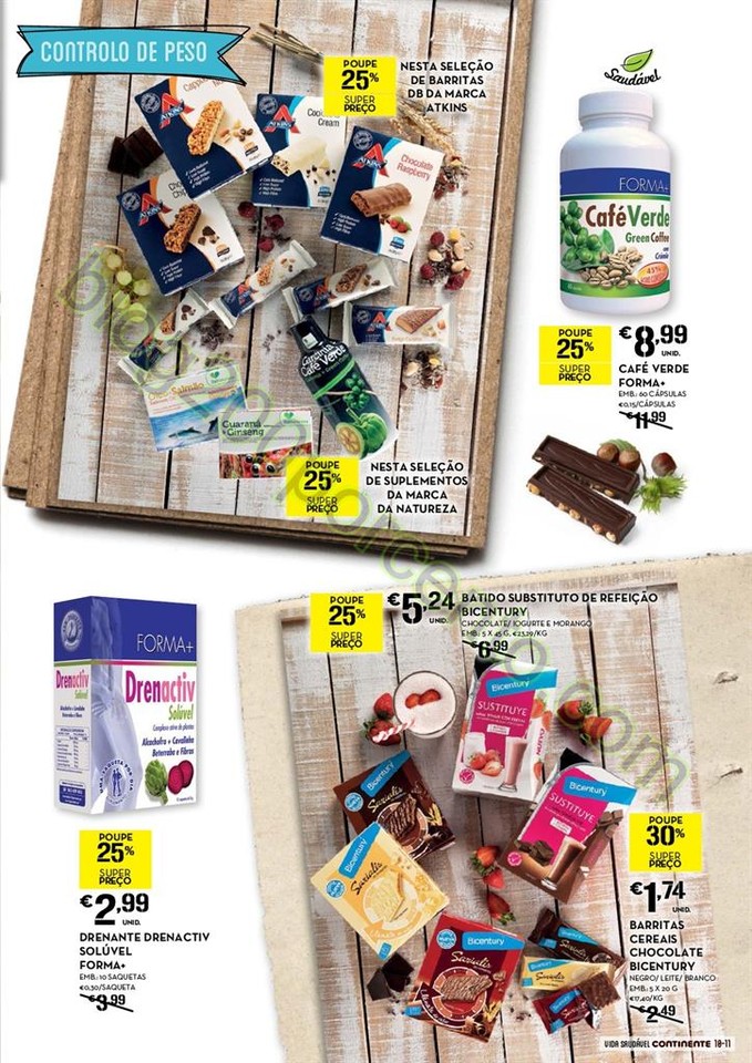 Novo Folheto CONTINENTE Alimentação saudável de
