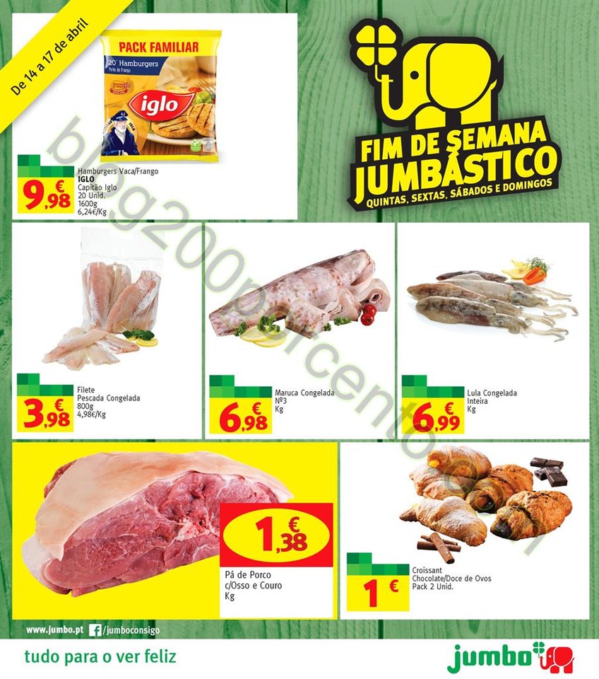 Antevisão Folheto JUMBO Promoções de 14 a 17 ab