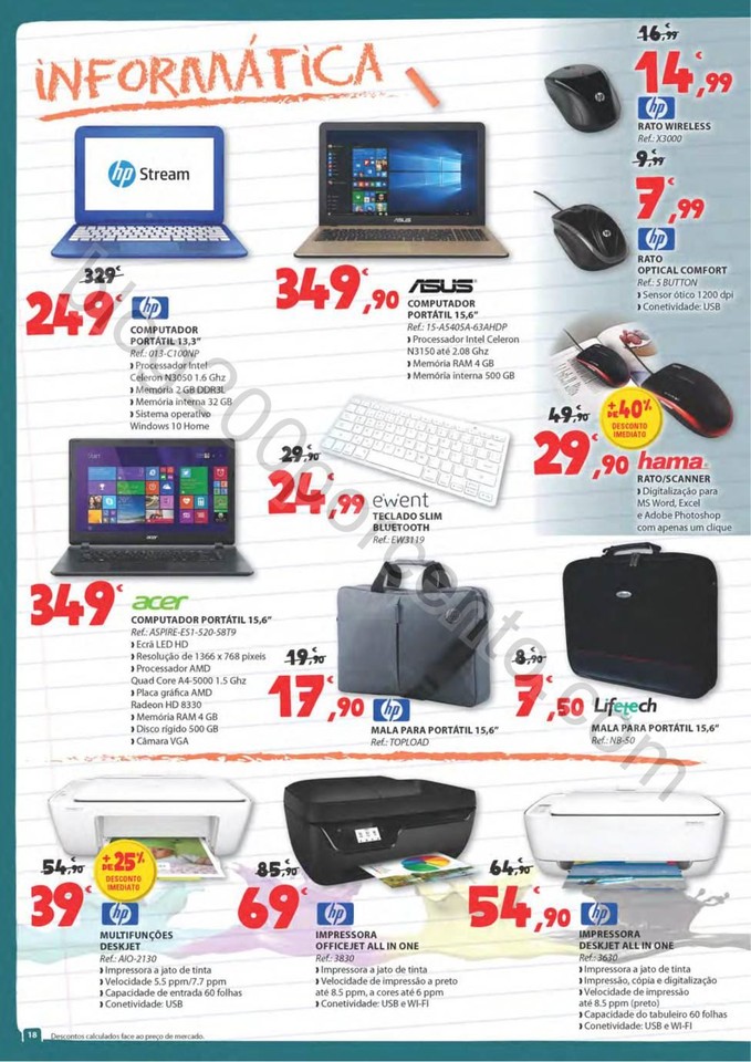 Antevisão Folheto E-LECLERC Regresso às aulas de