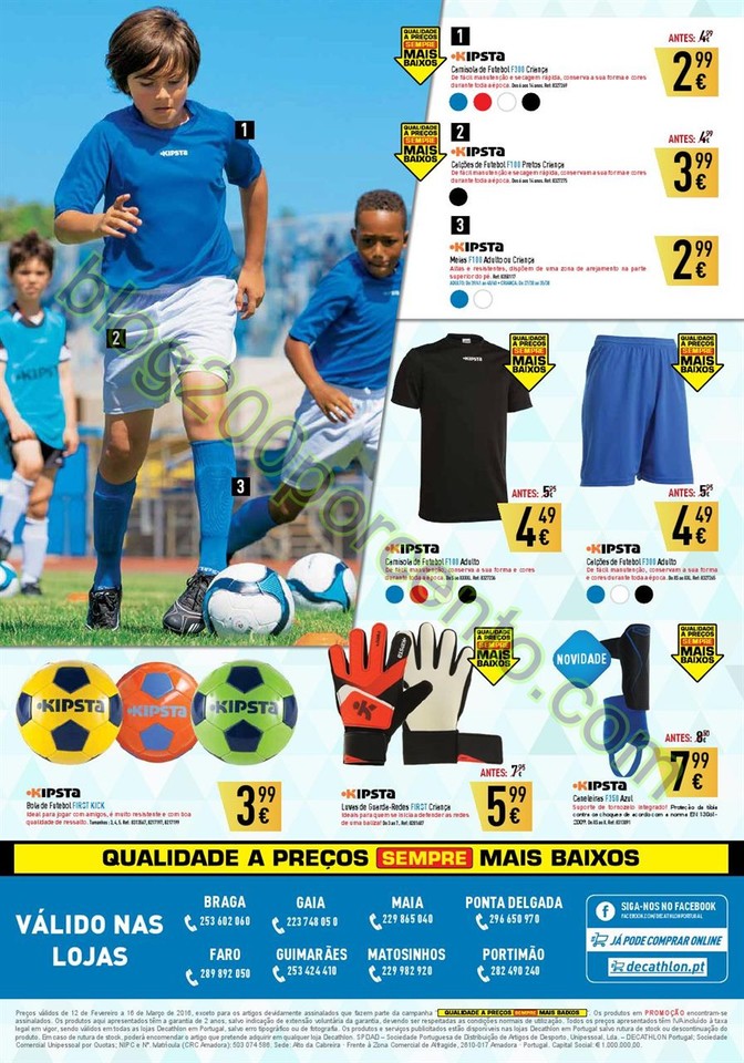 Antevisão folheto DECATHLON de 12 fevereiro a 16 