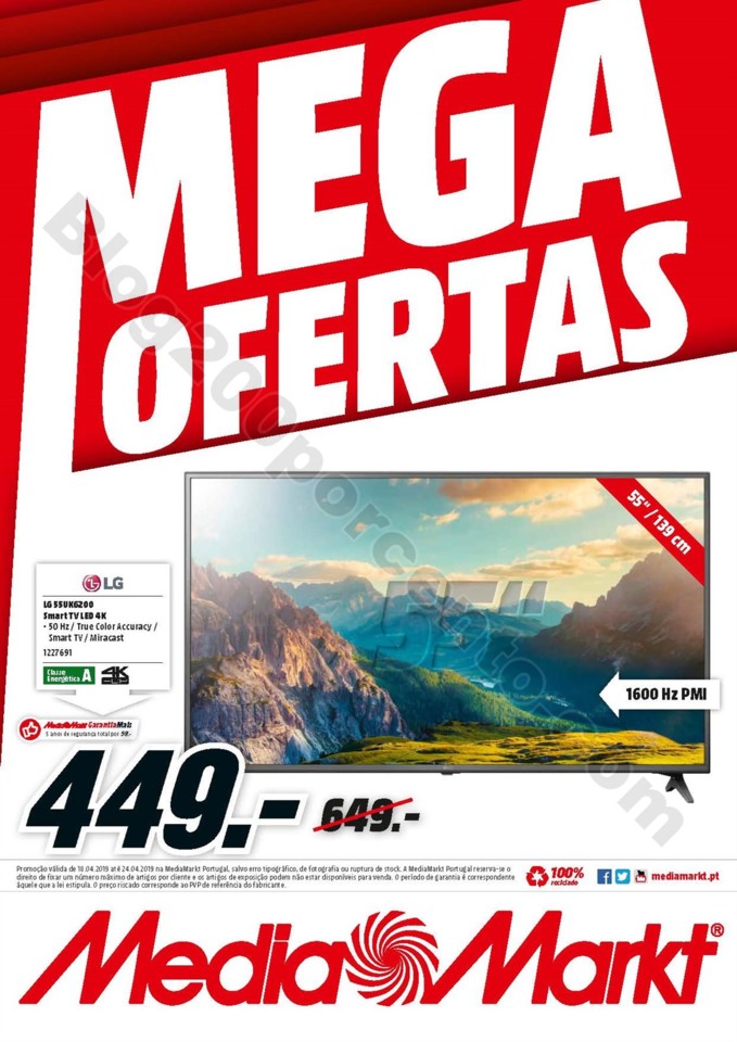 Antevisão Folheto MEDIA MARKT Promoções de 18 a