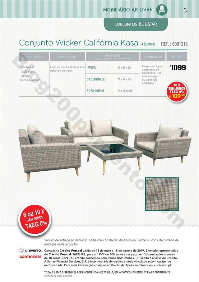 Antevisão Catálogo CONTINENTE Especial Ar Livre 