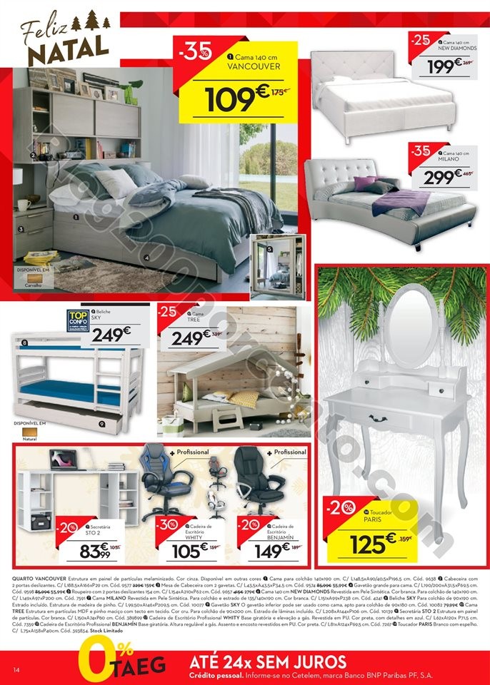 Antevisão Folheto CONFORAMA Natal promoções de 