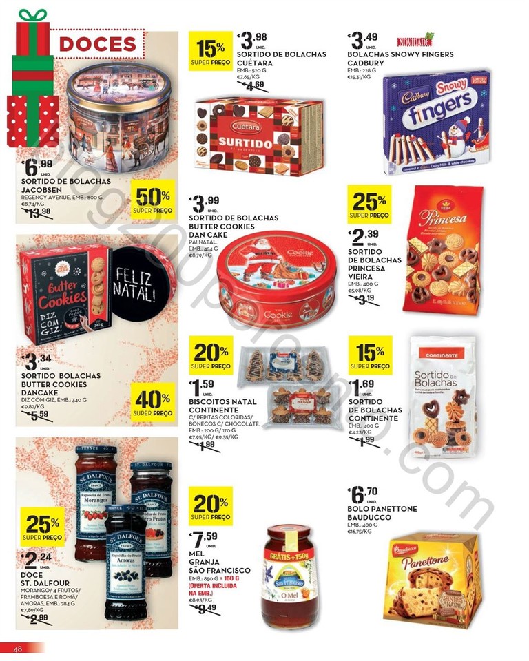 Antevisão Folheto CONTINENTE Catalogo Natal de 1 