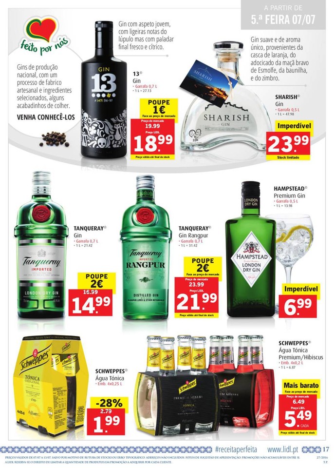 Antevisão Folheto LIDL Promoções de 7 a 13 julh