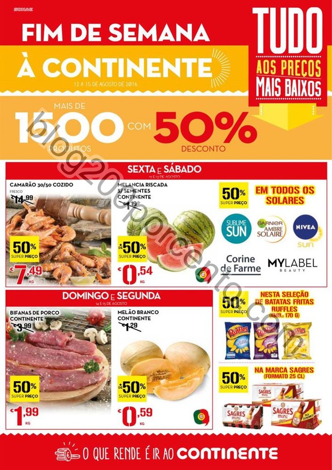 Antevisão Folheto CONTINENTE Fim de semana de 12 