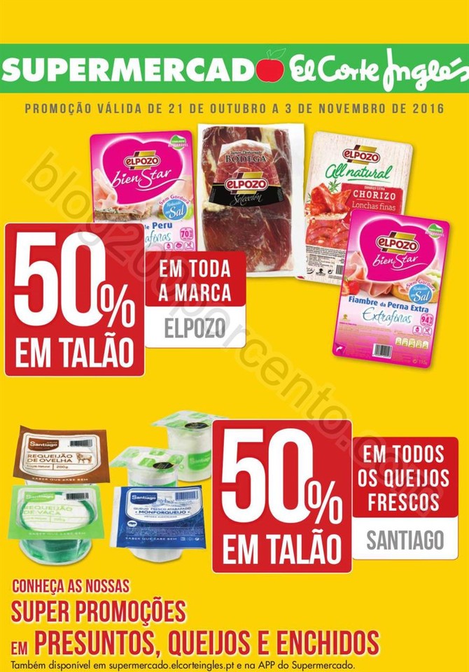 Novo Folheto EL CORTE INGLÉS Promoções de 21 ou