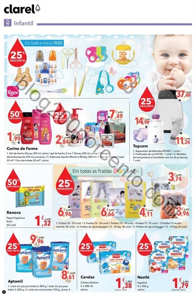 Antevisão Folheto CLAREL promoções de 19 maio a