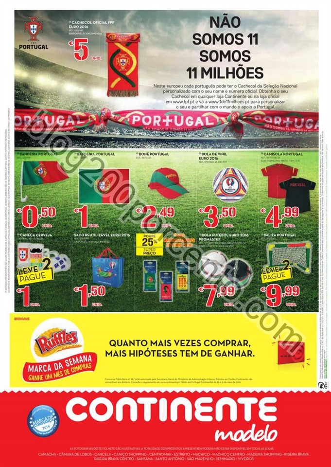 Antevisão Folheto CONTINENTE - MODELO Madeira de 