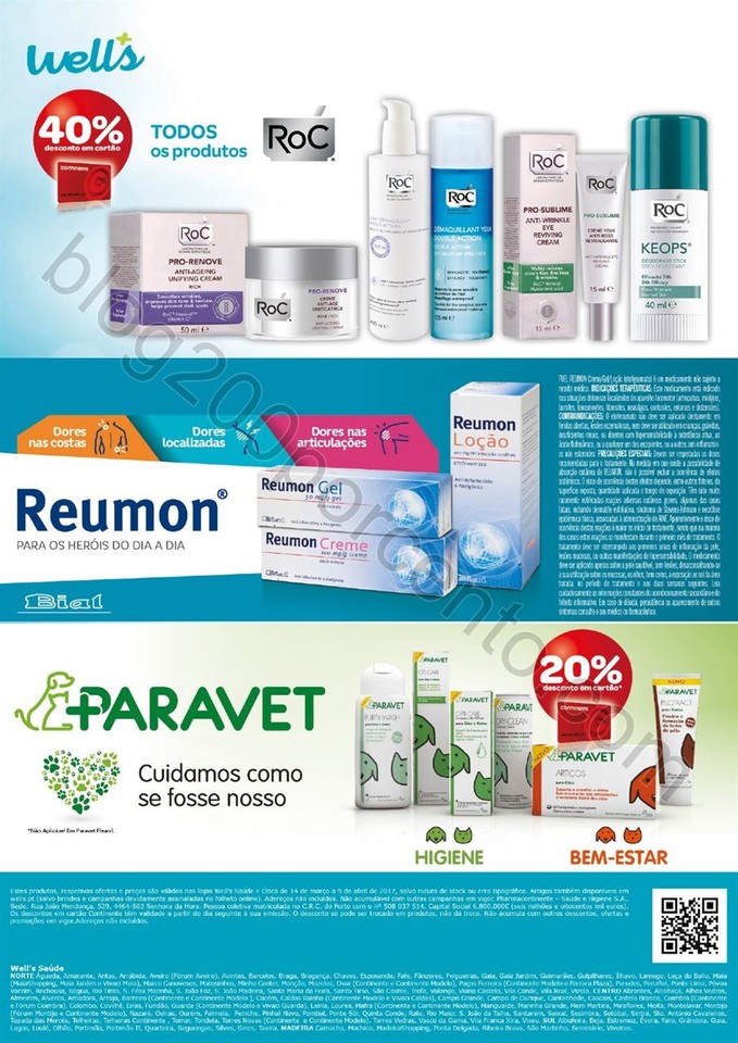 Novo Folheto WELLS Promoções de 14 março a 9 ab