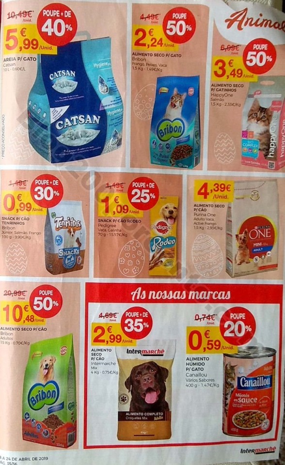 Intermarché Folheto promoções de 18 a 24 abril 