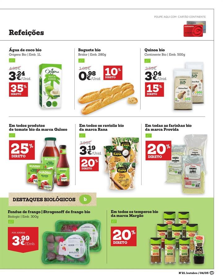 Antevisão Folheto GO NATURAL Promoções de 22 ou
