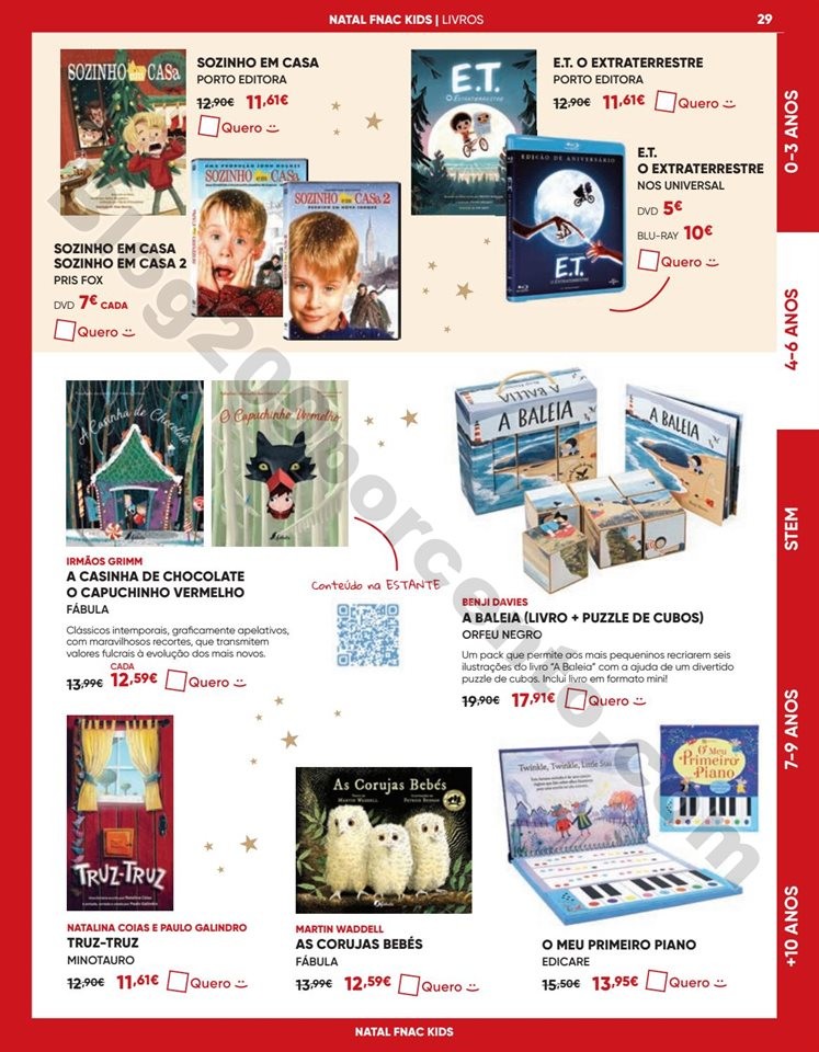 Antevisão Folheto FNAC Natal Kids Promoções de 