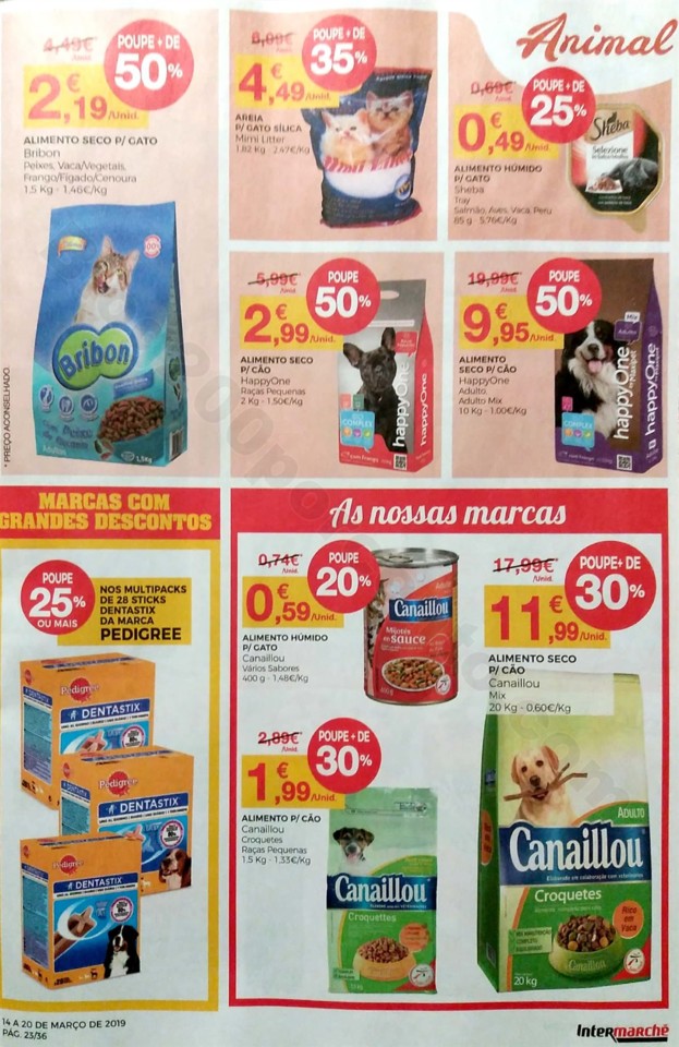 antevisão folheto intermarche promoções de 14 a
