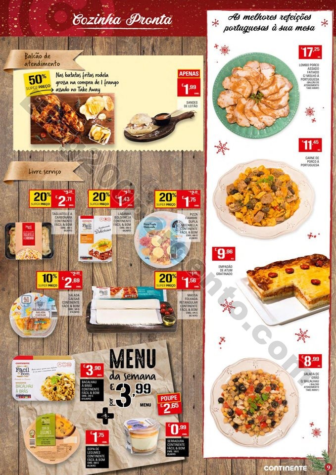 Antevisão Folheto CONTINENTE Promoções de 4 a 1