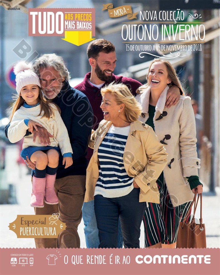 Antevisão folheto CONTINENTE Moda outono - invern